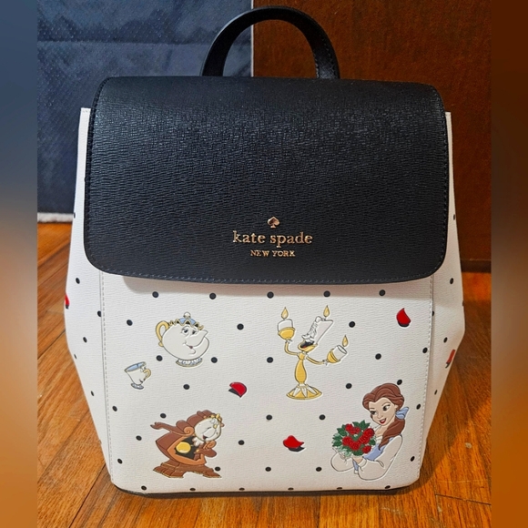 kate spade Handbags - NWT Disney × Kate Spade New York Beauty & the Beast Flap Backpack